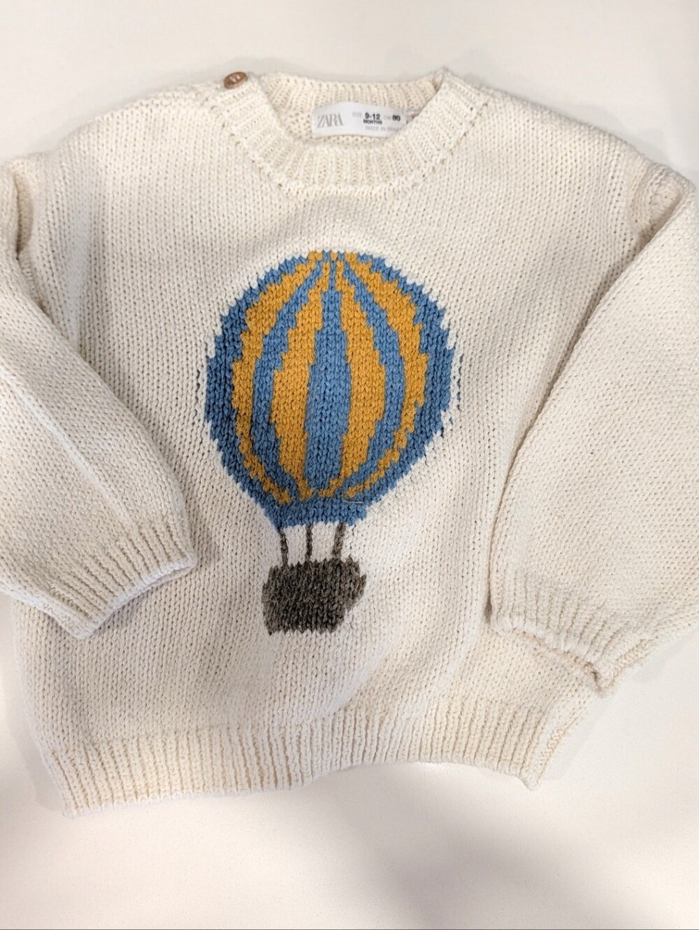 Zara 9-12m Hot Air Balloon Sweater